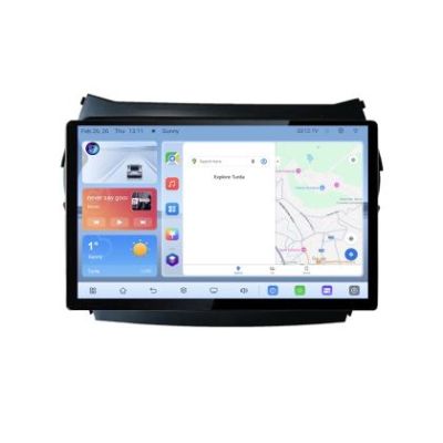 Navigatie Hyundai IX45 Santa Fe 2013-2015 Qled 1K Octa Core 4+64 LTE 4G DSP Wifi 5Ghz android auto carplay radio gps internet EDT-E413V3