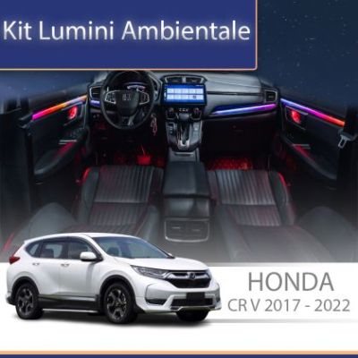 Lumini Ambientale NIGHTVIBE Honda CRV 2017-2021 set complet control telefon sau sistem original