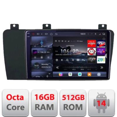 Navigatie Volvo S60 2002-2008 Android radio gps internet 8 core QLED 2K 16+512GB 360GB  Edotec