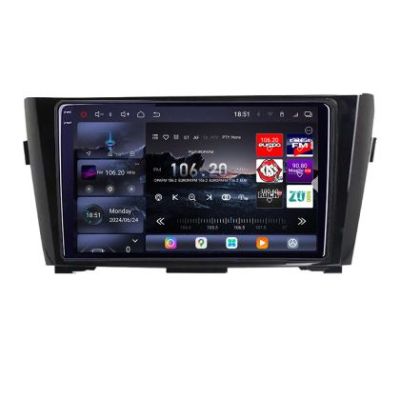 Navigatie Nissan Qashqai X-Trail 2013-2018 Edotec Kit-353 8 core QLED 2K 16+512GB 360 Android Waze USB Navigatie Internet Youtube Radio
