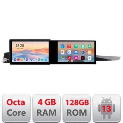 Navigatie Renault Laguna 3 Edotec 2 ecrane  8 core 4+128 21.6 inch Incell android Wifi 5Ghz gps internet