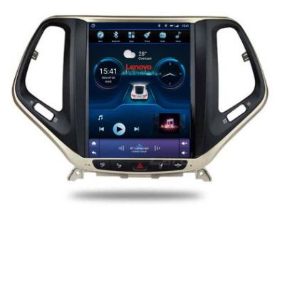 Navigatie Jeep Cherokee 2016-2020 tip tesla radio gps internet 8 Core 3+32 4G carplay android auto  kit-tesla-cherokee17