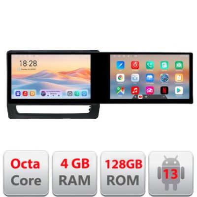 Navigatie Mitsubishi ASX 2020 Kit-asx2020 Edotec 2 ecrane  8 core 4+128 21.6 inch Incell android Wifi 5Ghz gps internet a