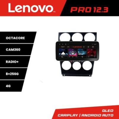 Navigatie Mazda 6 2004-2008 K-944 Lenovo PRO 8+256 12.3 inch qled android 4G DSP gps internet  8Core
