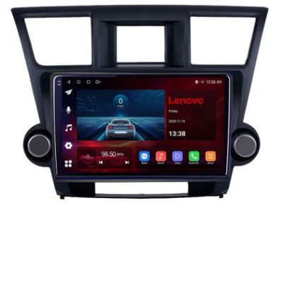 Navigatie Toyota Highlander 2007-2013 Octa Core Android Radio Bluetooth GPS WIFI/4G DSP 2K 8+128GB 360 Toslink