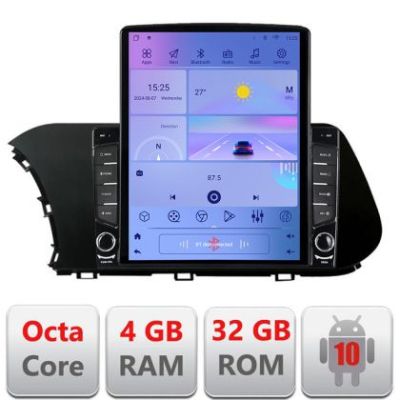 Navigatie Hyundai I20 2020- G-i20 ecran tip TESLA 9.7" cu Android Radio Bluetooth Internet GPS WIFI 4+32GB DSP 4G Oct