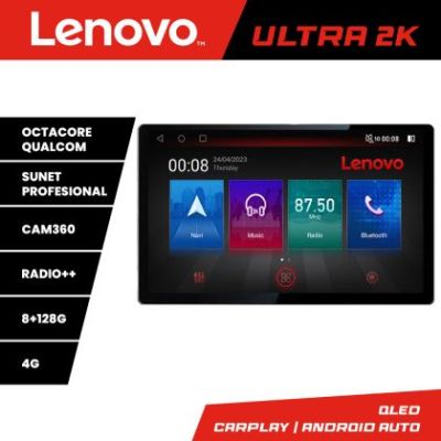 Navigatie Toyota Prius dupa 2015 Lenovo Qualcomm ULTRA 8+128 2K 13 inch qled android 4G DSP gps internet  Kit-TY50