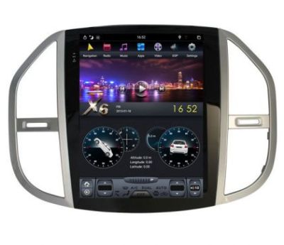 Navigatie Mercedes Vito 2016- cu Android GPS Bluetooth Radio Internet procesor Six Core si ecran tip Tesla