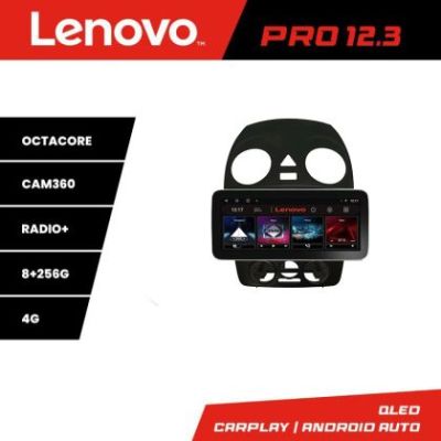 Navigatie VW Beetle 2005-2010 Lenovo PRO 8+256 12.3 inch qled android 4G DSP gps internet  KIT-beetle-old