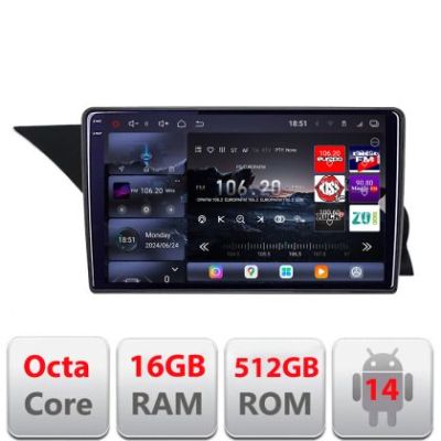 Navigatie Mercedes GLK 2012-2015 NTG4.5 Edotec Kit-GLK 8 core QLED 2K 16+512GB 360 Android Waze USB Navigatie Internet Youtube Radio