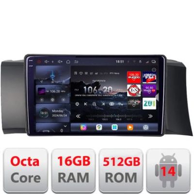 Navigatie Subaru BRZ 2012-2021 Toyota GT 86 2012-2021 Android radio gps internet 8 core QLED 2K 16+512GB 360 Edotec