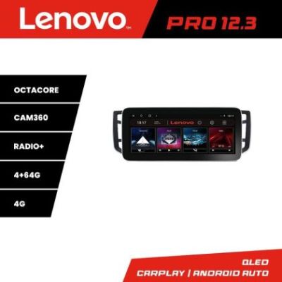 Navigatie vw crafter 2018- K-CRAFTER Lenovo PRO 4+64 12.3 inch qled android 4G DSP gps internet  C