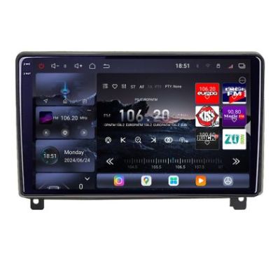 Navigatie Peugeot 407 2004-2011 8 core QLED 2K 16+512GB 360  Android Waze USB Navigatie Internet Youtube Radio Edotec