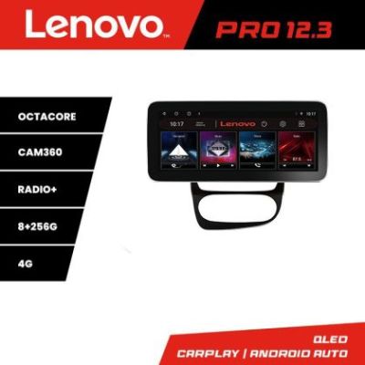 Navigatie Renault Clio 4 V2 K-468 Lenovo PRO 8+256 12.3 inch qled android 4G DSP gps internet  8Core