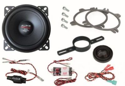 Sistem XFIT BWW 100 mm în 2 căi pentru față și spate pentru toate modelele BMW E, F și G cu crossover plug'n'play 135/90W (max/rms)
