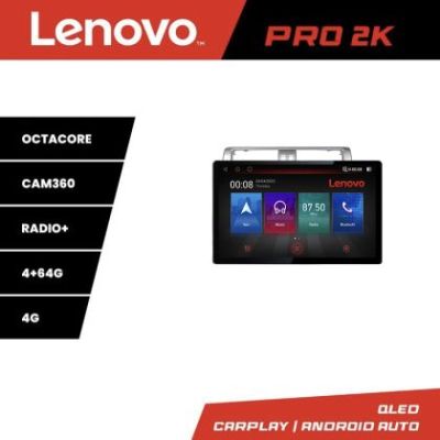 Navigatie Toyota Landcruiser J150 Prado 2014-2017 K-065 Lenovo PRO 4+64 13 inch 2K android 4G DSP gps internet et GPS W