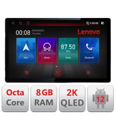 Navigatie Smart For Two 2010-2015 N-Smart10 ecran 13" 2K 8+128 Android Waze USB Navigatie 4G 360 Toslink Youtub