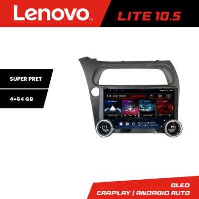Navigatie Honda Civic Hatchback 2006-2012 Kit-hatchback Lenovo  8 core 4+64 10.5 inch Incell 1K android Wifi 5Ghz gps internet et GPS WIF