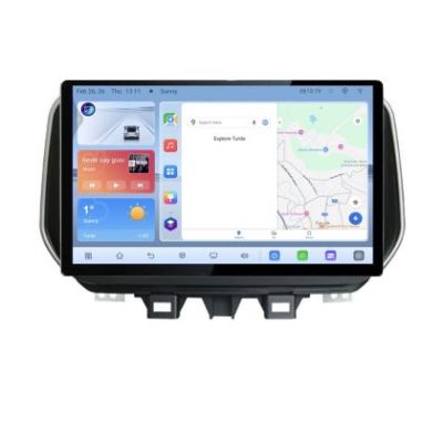 Navigatie Hyundai Tucson 2019 Edotec 4+64 1K 13 inch qled android 4G DSP gps internet  Kit-1135