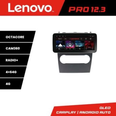 Navigatie Mercedes clasa A W169 2004-2012 Lenovo Qled 12.3 inch Octa Core 4+64 360 DSP ADAS carplay android auto radio internet Kit-+PRO-12.3-4+64