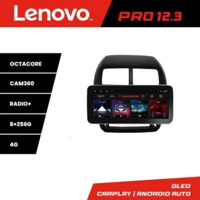 Navigatie Mitsubishi ASX 2017-2021 model facelift Lenovo PRO 8+256 12.3 inch qled android 4G DSP gps internet  Kit-026-facelift