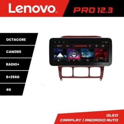 Navigatie Mercedes Clasa S 1998-2005 K-220 Lenovo PRO 8+256 12.3 inch qled android 4G DSP gps internet