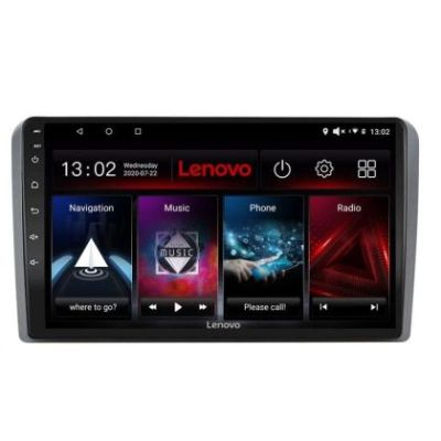 Navigatie Audi A3 8P Lenovo Kit-049 8 core 6+128 GB Android Waze USB Navigatie Internet Youtube Radio