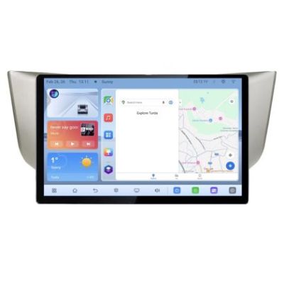 Navigatie dedicata Lexus RX 2003-2009 N- rx-03 Edonav ecran 13" 1K 4+64 Android Waze USB Navigatie 4G 360 Toslink Youtube Radi