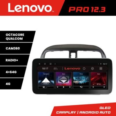 Navigatie Mitsubishi Spacestar K-spacestar Lenovo PRO 4+64 12.3 inch qled android 4G DSP gps internet
