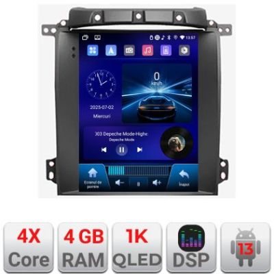 Navigatie Kia Sorento 2004-2008,Qled 9.7",,Quad core 4Gb RAM,64Gb Hdd,4G,DSP,Carplay,Bluetooth v