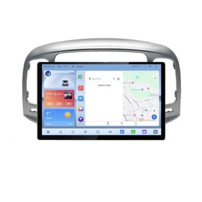 Navigatie dedicata Hyundai Accent 2006-2012 N-ACCENT Edonav ecran 13" 1K 4+64 Android Waze USB Navigatie 4G 360 Toslink Youtub