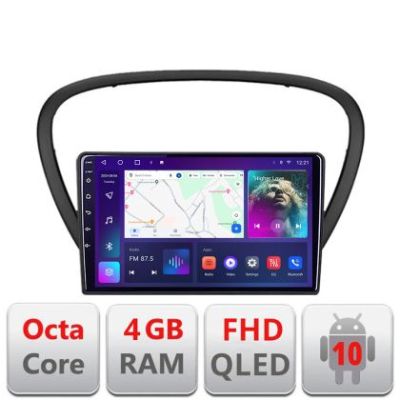 Navigatie Peugeot 607 Android radio gps internet 4+64 carplay android auto Kit-607+EDT-E309v3