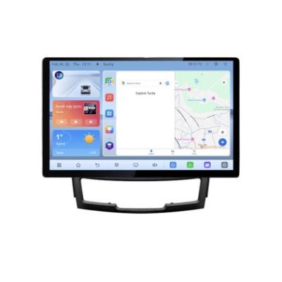 Navigatie dedicata Ssangyong Korando 2011-2013 N-159 Edonav ecran 13" 1K 4+64 Android Waze USB Navigatie 4G 360 Toslink Youtub