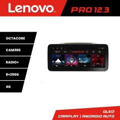 Navigatie Nissan Micra 2002-2010 Lenovo PRO 8+256 12.3 inch qled android 4G DSP gps internet  KIT-micra2003