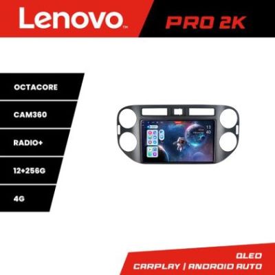 Navigatie VW Tiguan si Golf Plus 2012-2016 Android radio gps internet 8 core QLED 2K 12+256 360 Lenovo