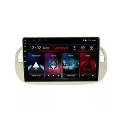 Navigatie Fiat 500 intre anii 2007-2015 Android radio gps internet 8 core 6+128 Lenovo