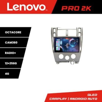 Navigatie Hyundai Tucson Lenovo Kit-1001 8 core QLED 2K 12+256 360 Android Waze USB Navigatie Internet Youtube Radio