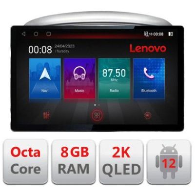 Navigatie Hyundai Accent 2006-2012 N-ACCENT ecran 13" 2K 8+128 Android Waze USB Navigatie 4G 360 Toslink Youtub