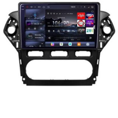 Navigatie Ford Mondeo 2010-2014 Edotec Kit-MONDEO-CLIMA 8 core QLED 2K 16+512GB 360 Android Waze USB Navigatie Internet Youtube Radio