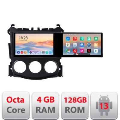 Navigatie Nissan 370Z 2008-2012 Edotec 2 ecrane  8 core 4+128 21.6 inch Incell android Wifi 5Ghz gps internet  KIT-370Z