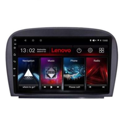 Navigatie Mercedes SL W230 2004-2011 Lenovo Kit-W230 8 core 6+128 GB Android Waze USB Navigatie Internet Youtube Radio