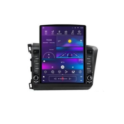 Navigatie Honda Civic Sedan G-132 ecran tip TESLA 9.7" cu Android Radio Bluetooth Internet GPS WIFI 4+32GB DSP 4G Octa