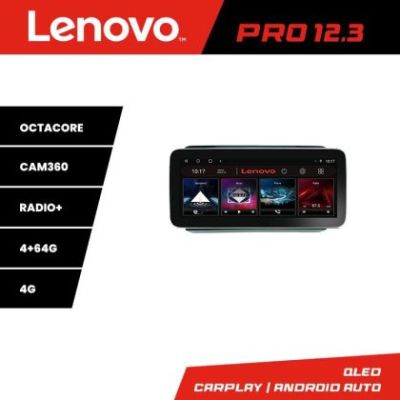 Navigatie VW PQB K-vw Lenovo PRO 4+64 12.3 inch qled android 4G DSP gps internet  8Core