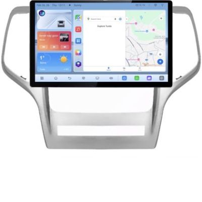 Navigatie dedicata Jeep Gran Cherokee 2011-2013 N-GRCHE Edonav ecran 13" 1K 4+64 Android Waze USB Navigatie 4G 360 Toslink You