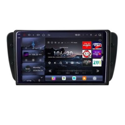 Navigatie Seat Ibiza 2008-2014 Edotec Kit-246 8 core QLED 2K 16+512GB 360 Android Waze USB Navigatie Internet Youtube Radio