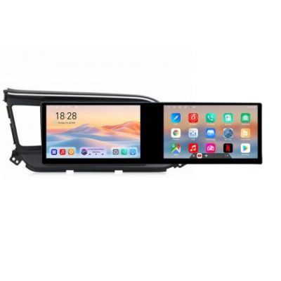 Navigatie Hyundai Elantra 2018- Kit-1581 Edotec 2 ecrane  8 core 4+128 21.6 inch Incell android Wifi 5Ghz gps internet