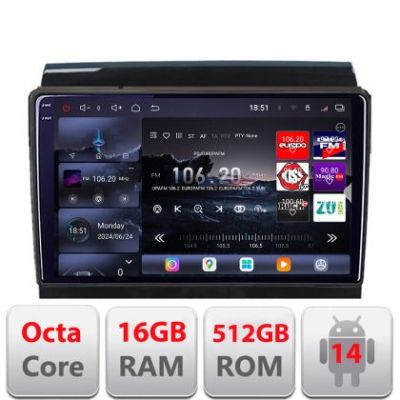 Navigatie Fiat Ducato Citroen Jumper Peugeot Expert 2006-2018 variante cu radio cd sau navigatie de fabrica Android 16+512GB v1 Edotec