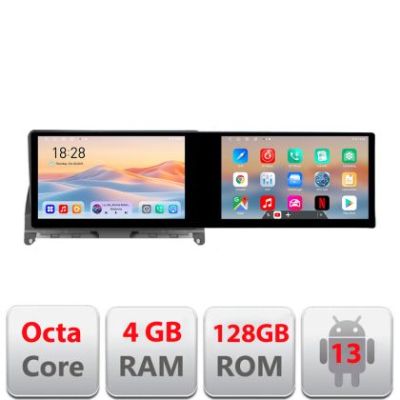 Navigatie Mercedes W204 2008-2012 Kit-W204 Edotec 2 ecrane  8 core 4+128 21.6 inch Incell android Wifi 5Ghz gps internet