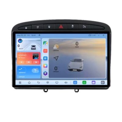 Navigatie Peugeot 308 C-038 Android 8 Core 2.2 Ghz 8+128 Qled 1K ADAS 4G LTE GPS 360 KIT-038+EDT-E409V3