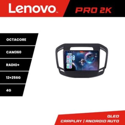 Navigatie Opel Insignia Lenovo Kit-338 8 core QLED 2K 12+256 360 Android Waze USB Navigatie Internet Youtube Radio